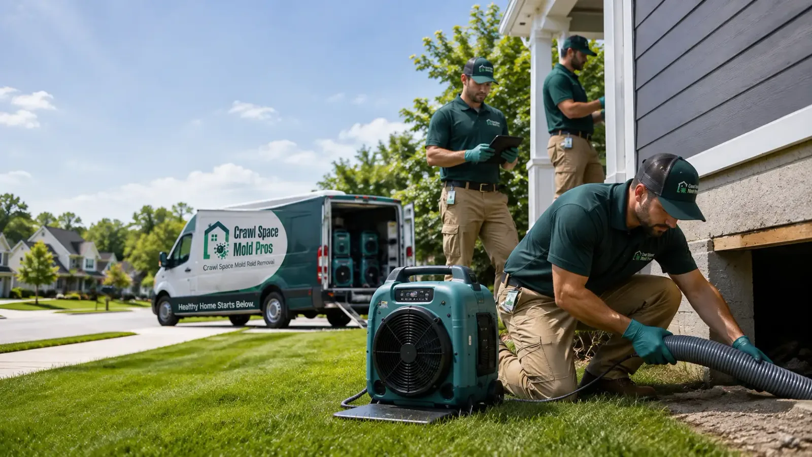 Crawl Space Mold Removal in Meriden, IA